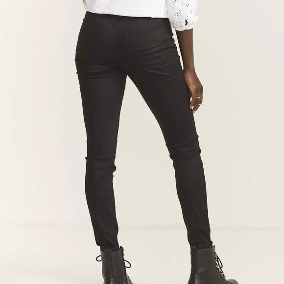Fat Face - Skye Skinny Pants - Black - Size 6 - Picture 2 of 9